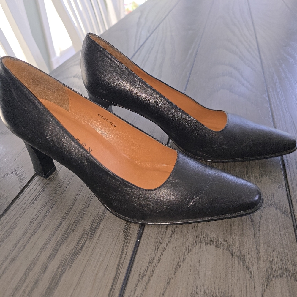 Ralph Lauren Classic Black Heels